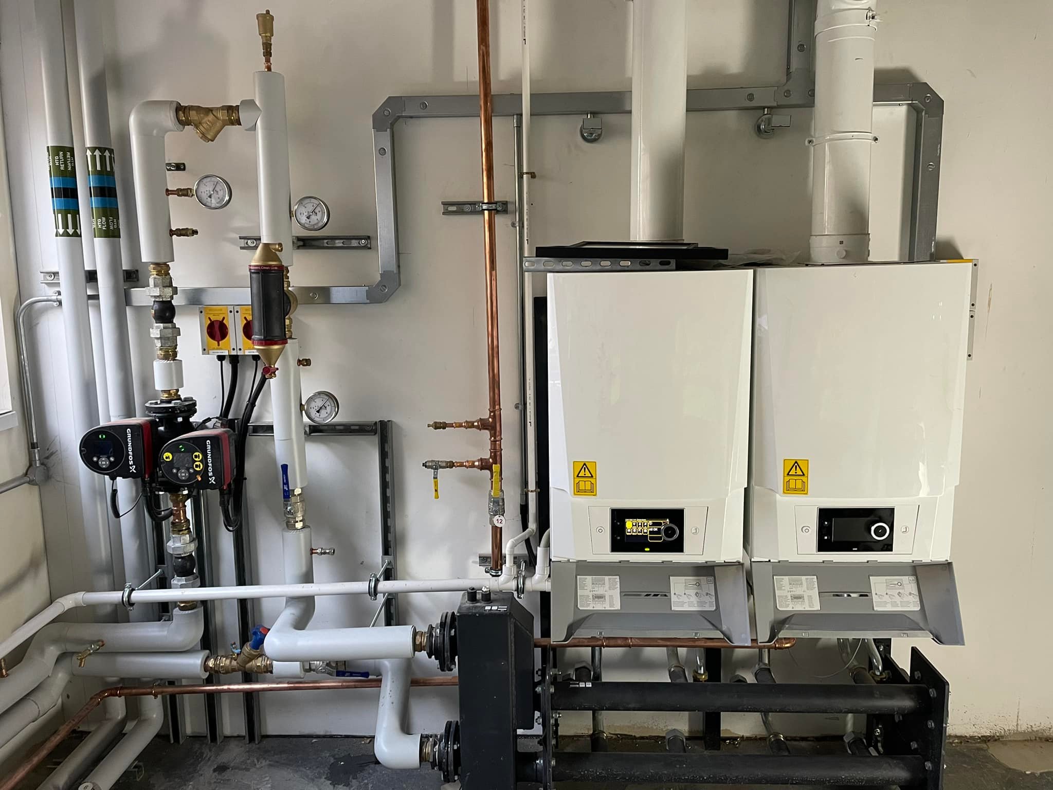 Man tightening Plumbing