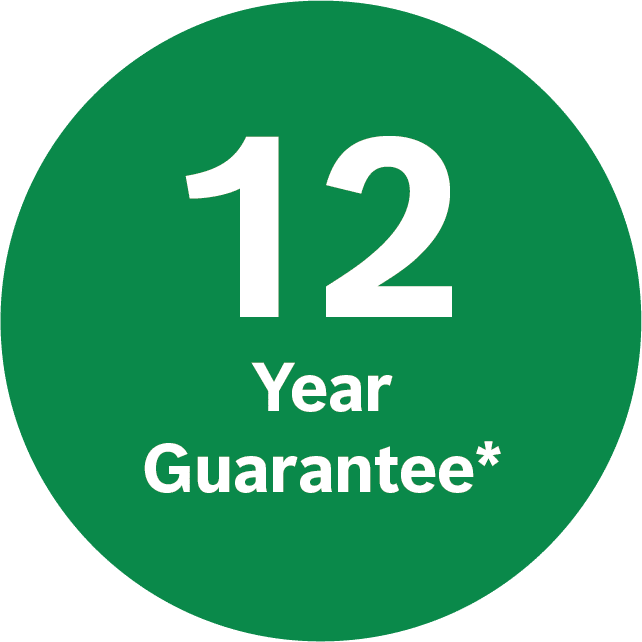12 Year Guarantee Badge 12 Year Guarantee Badge